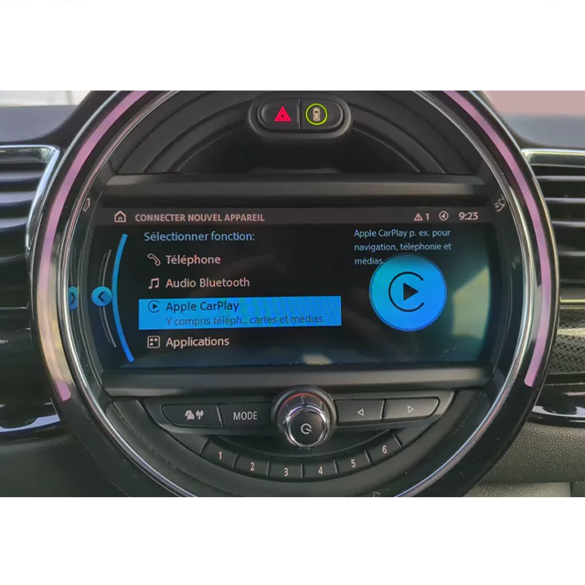 Attivazione dell'opzione Carplay tramite USB per MINI sistema EVO